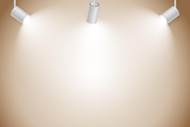 Spot lights background concept