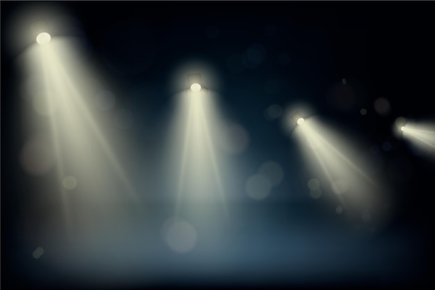 Free vector spot lights background theme