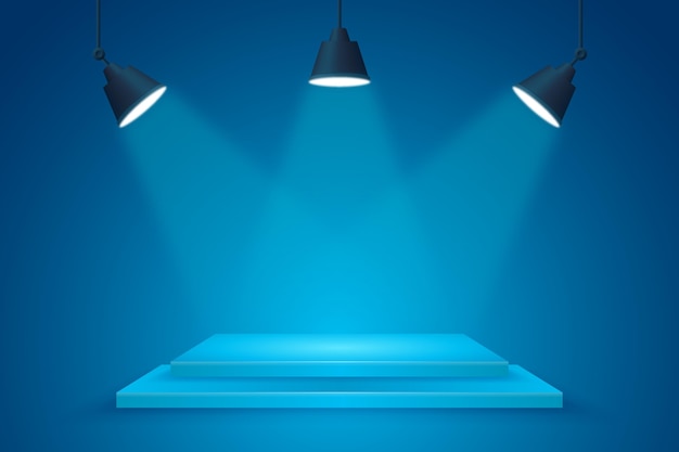 Free vector spot lights background