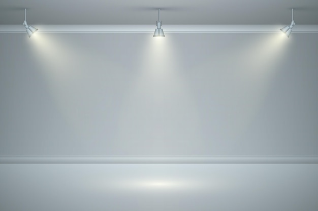 Free vector spot lights background