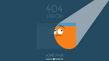 Free vector spotlight 404 error page