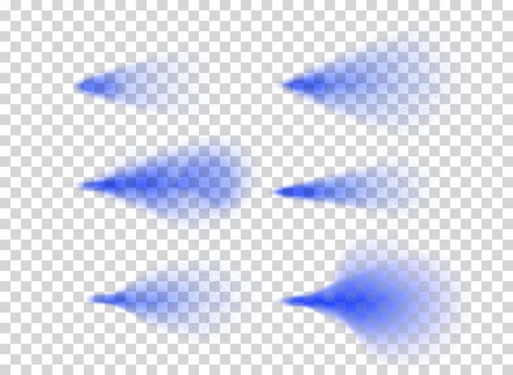 Free Vector spray mist realistic set