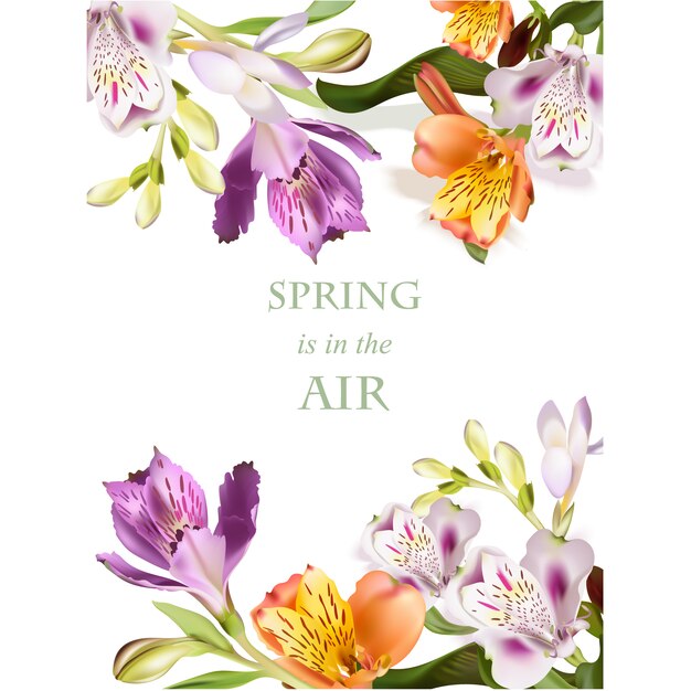 Spring background design