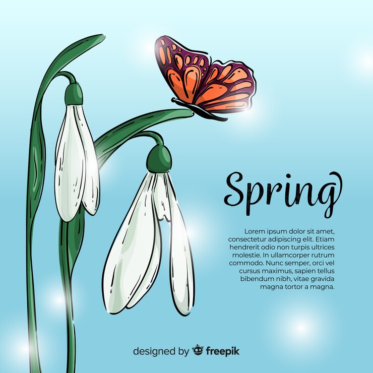 Free Vector spring background