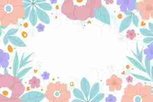 Free vector spring background