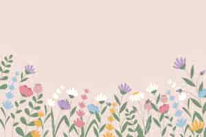 Free vector spring background