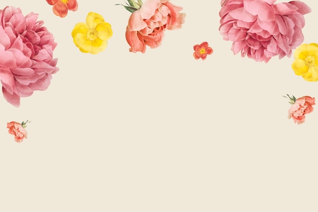 Free vector spring background