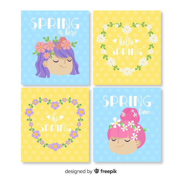 Spring card collection