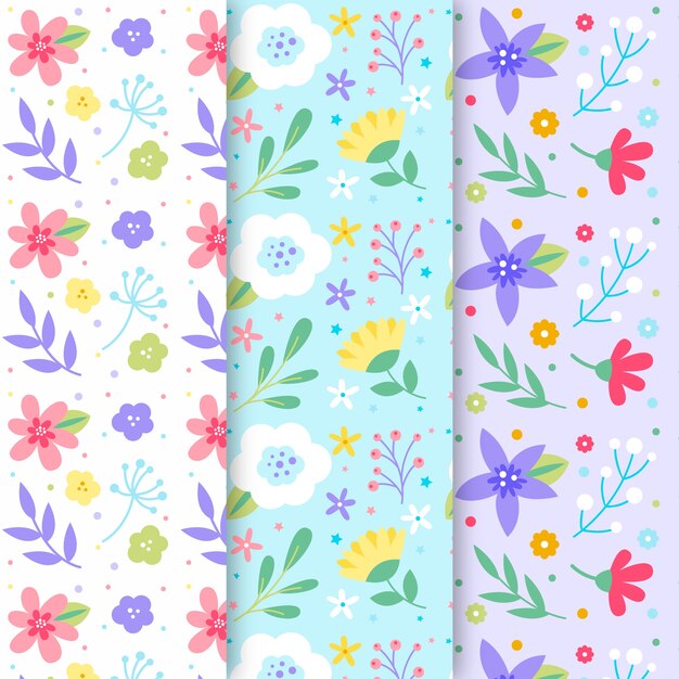 Spring floral pattern collection