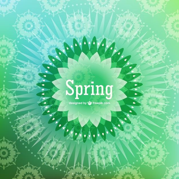 Free vector spring floral pattern