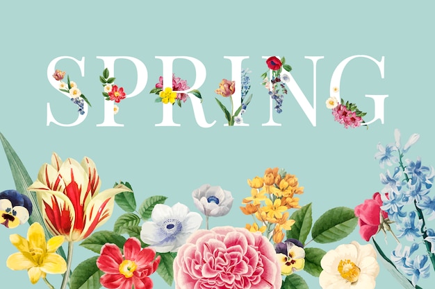 Spring Floral Vector