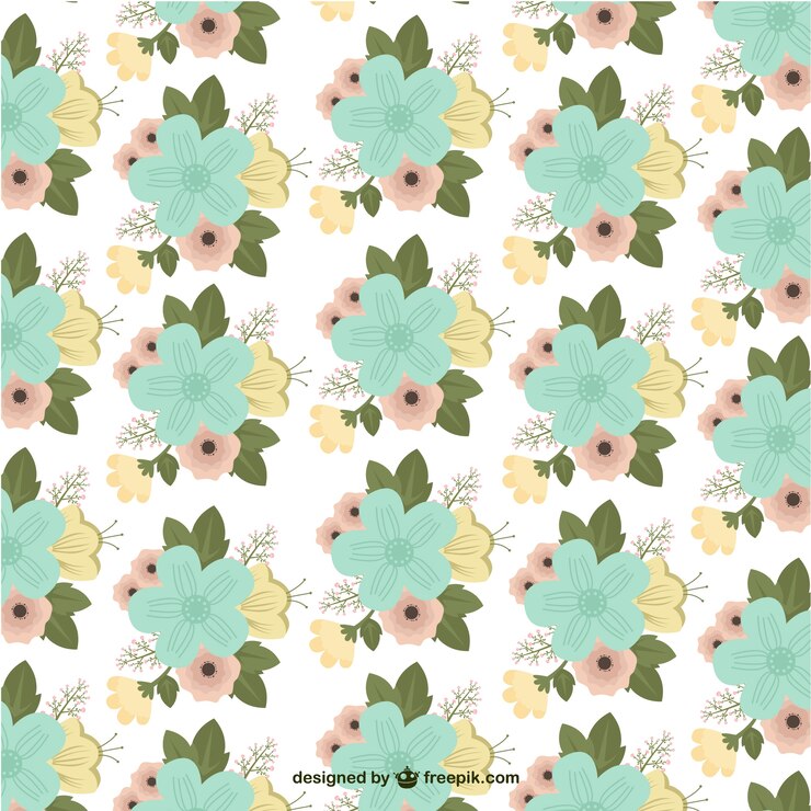 Free Vector spring flowers background