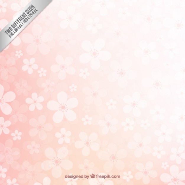 Free vector spring flowers background