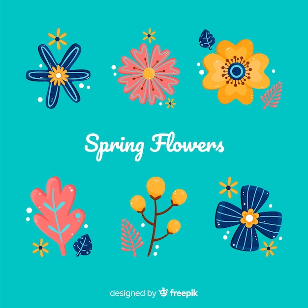 Spring flowers pack