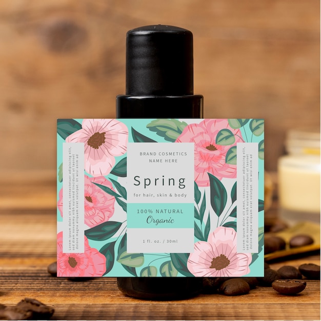 spring hair body and skin cosmetic product