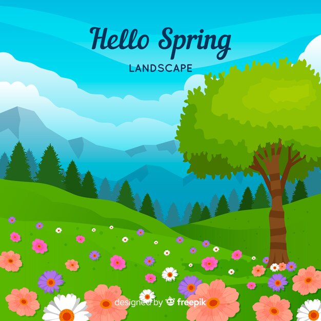 Spring landscape