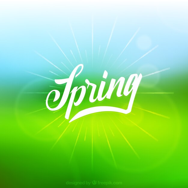 Spring nature background