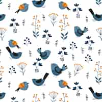 Free vector spring pattern background