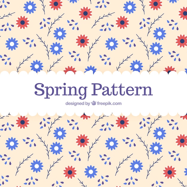 Spring pattern background