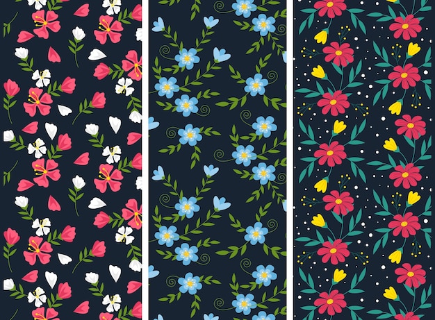 봄 패턴 컬렉션
