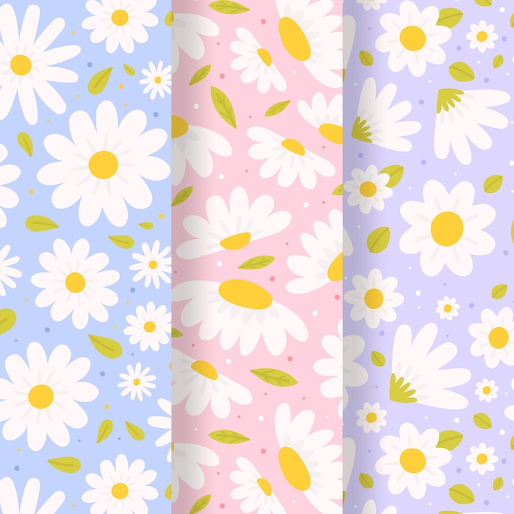 Free Vector spring pattern collection