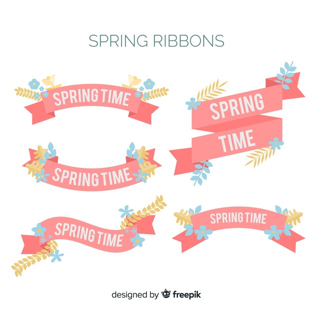 Spring ribbon collection