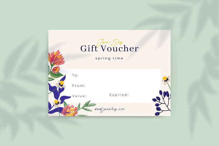 Free Vector spring sale card