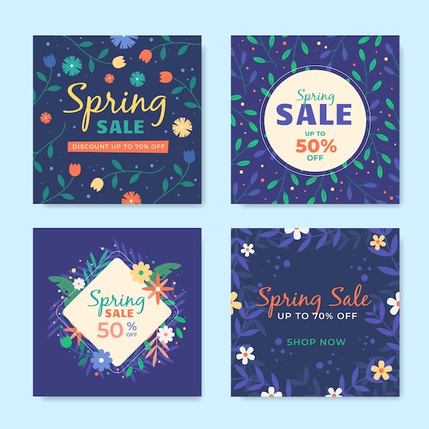 Spring sale instagram posts