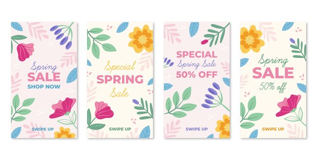 Spring sale instagram stories