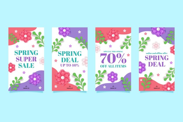 Spring sale instagram story collection