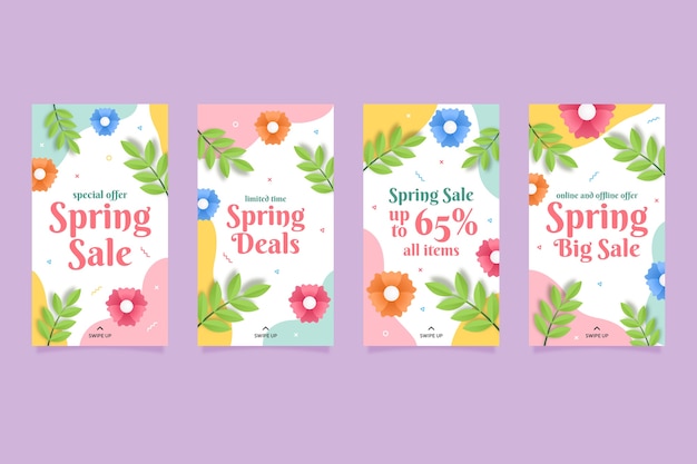 Spring sale instagram story collection