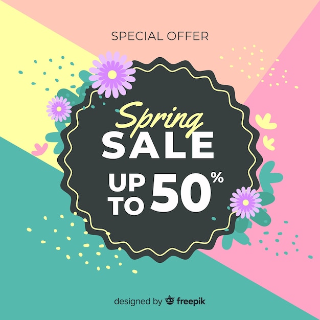 Free Vector | Spring sale