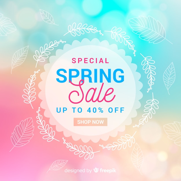 Spring sale