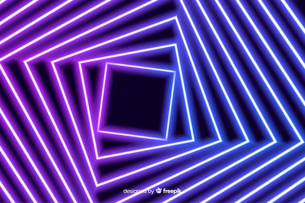 Free vector square flow stage light background