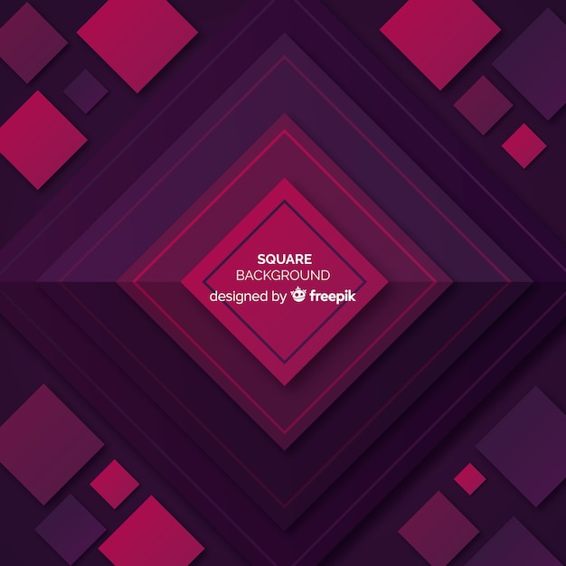 Free vector square geometric background