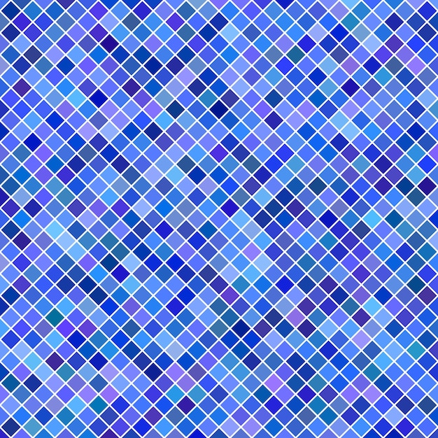 사각형 패턴 배경-푸른 색조의 대각선 사각형에서 기하학적 벡터 그래픽