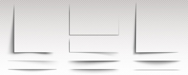 Free vector square shadow box frame vector effect template