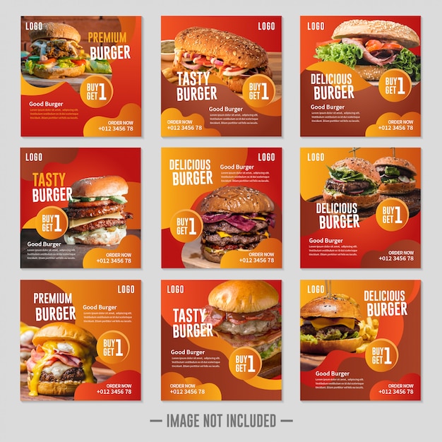 Download Free Square Template Or Instagram Post With Fast Food Theme Premium Use our free logo maker to create a logo and build your brand. Put your logo on business cards, promotional products, or your website for brand visibility.