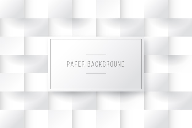 Squares background in 3d paper style