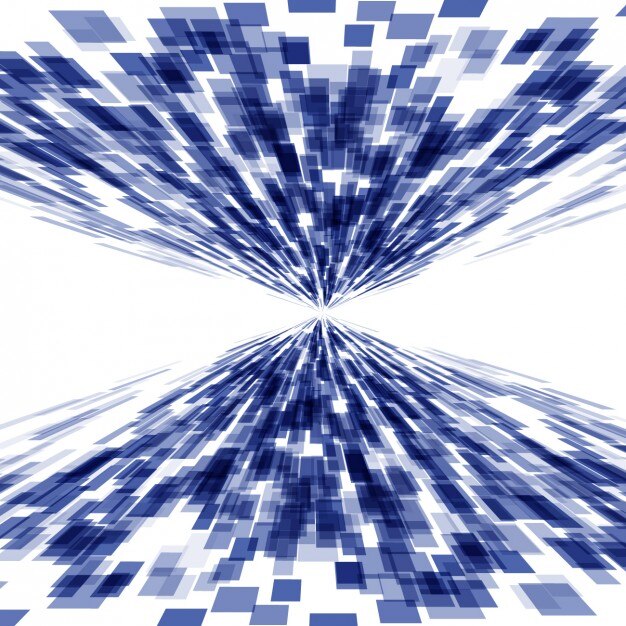 Free Vector squares background in the space