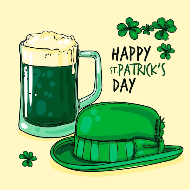 Free vector st. patrick day background