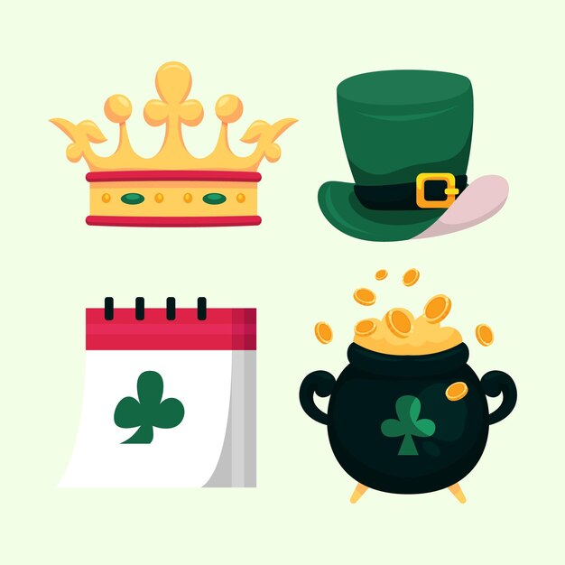 St. patrick day elements