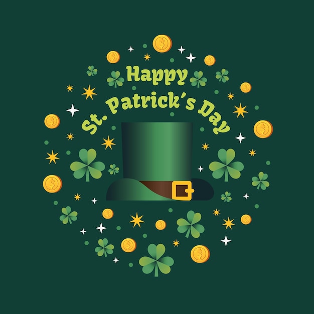 Free vector st patrick day illustration