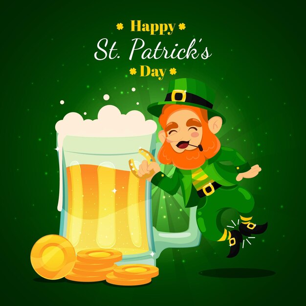 St. patrick day illustration