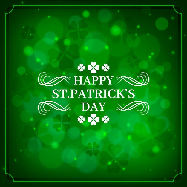 Free vector st patrick day