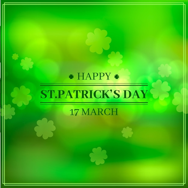 Free vector st patrick day
