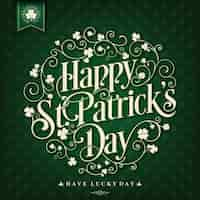 Free vector st. patrick's day background design