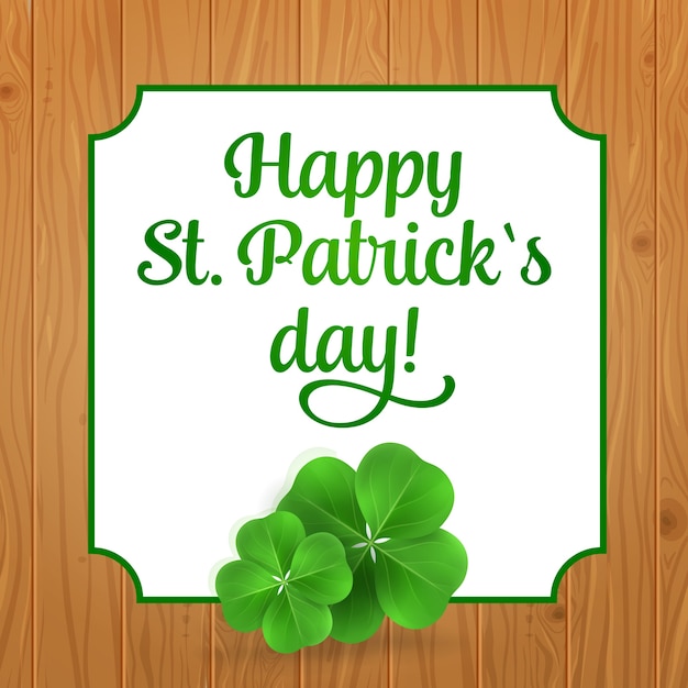 Free vector st. patrick's day background