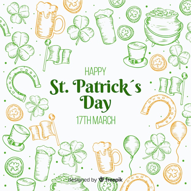 Free vector st. patrick's day background