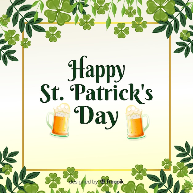 Free vector st. patrick's day background